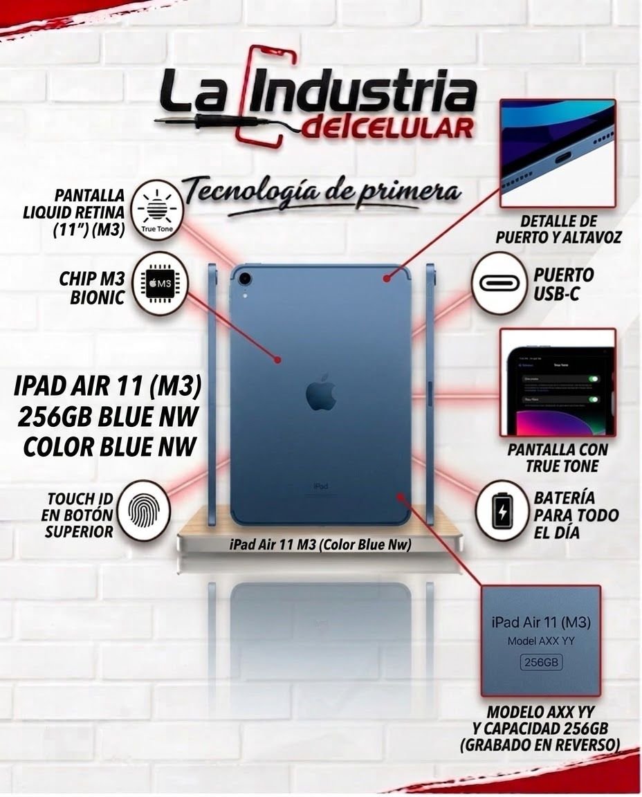 Apple iPad Air 11 M3 Blue · 256GB