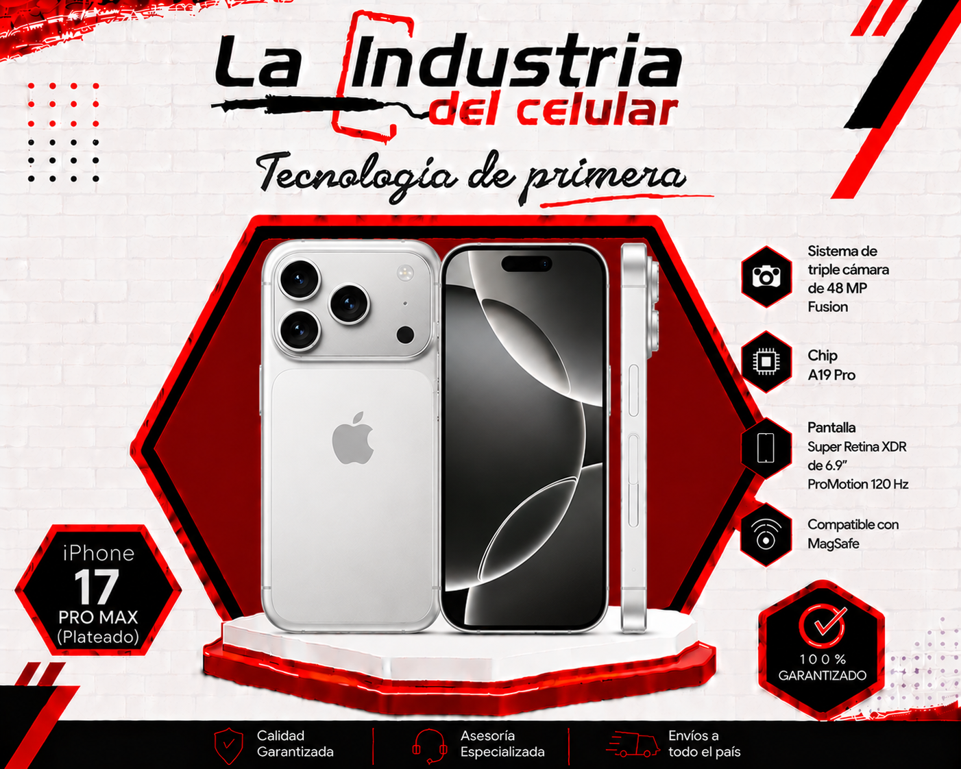Apple iPhone 17 Pro Max Silver · 256GB